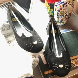 TUK Shoes - Black Sophistakitty Flats